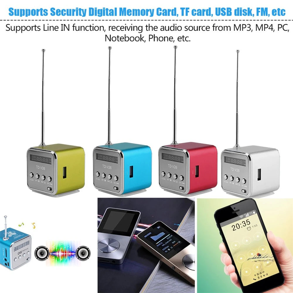TD-V26 Digital FM Mini Portable